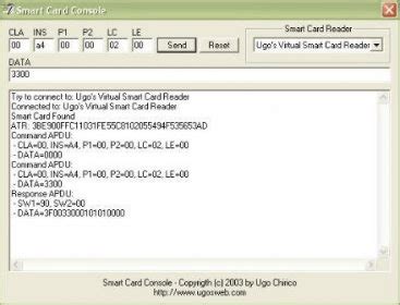 Ugo's Smart Card Console (free) download Windows version